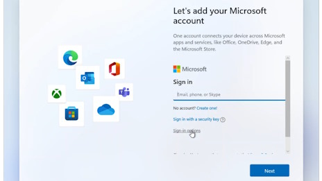 Bypass Microsoft Account