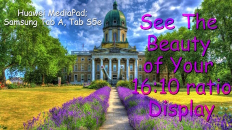 The Beauty of Your 16:10 ratio Display